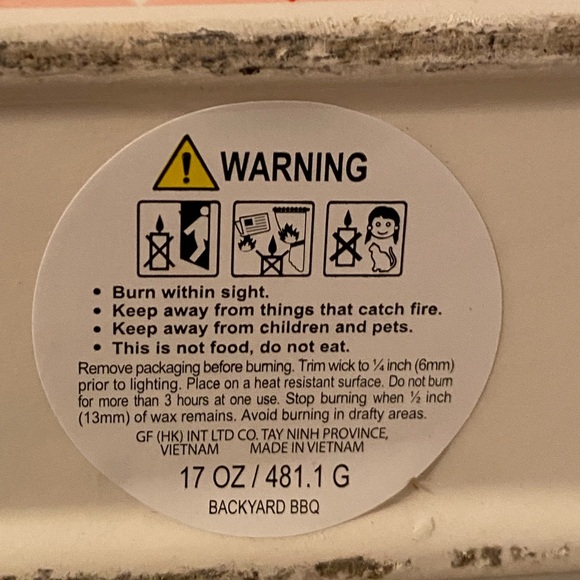 Red Checkered Hot Dog Candle NWT - Picture 3 of 3